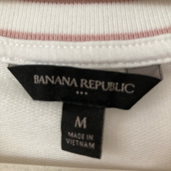 Banana Republic Ivory Long Sleeves Flare Top Sweater Medium - Picture 2 of 5